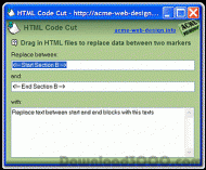 HTML-Code-Cut screenshot